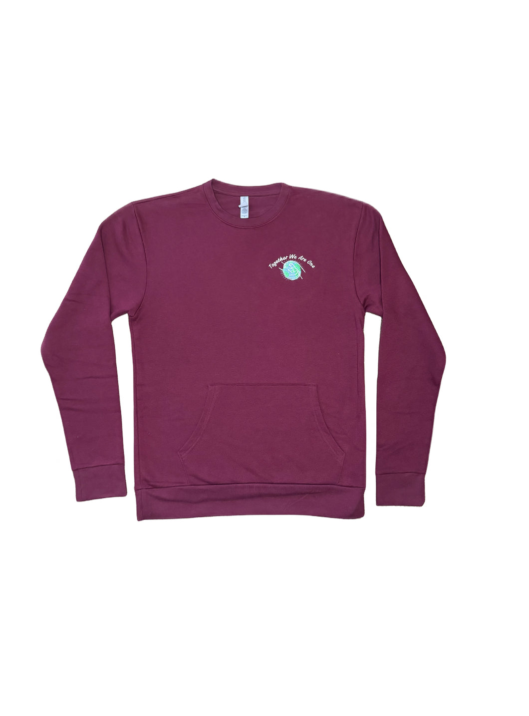 Burgundy Crew Neck Sweatshirt